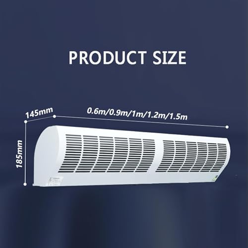 Wall-Mounted Air Curtain Fan with Remote Control Y61291