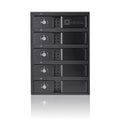 Black 5-Bay Raid Hard Drive Enclosure U66988