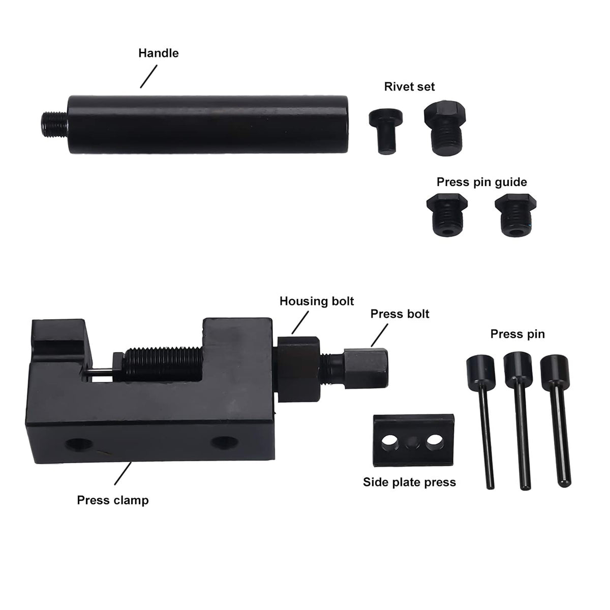 Motorcycle Cam Drive Chain Breaker Riveter Tool G20580