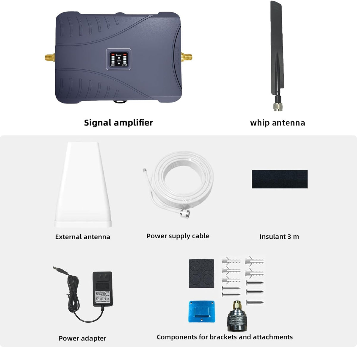 Cell Phone Signal Booster for Home Up to 2,500 sq ft Band 5/12/13/17 G556069