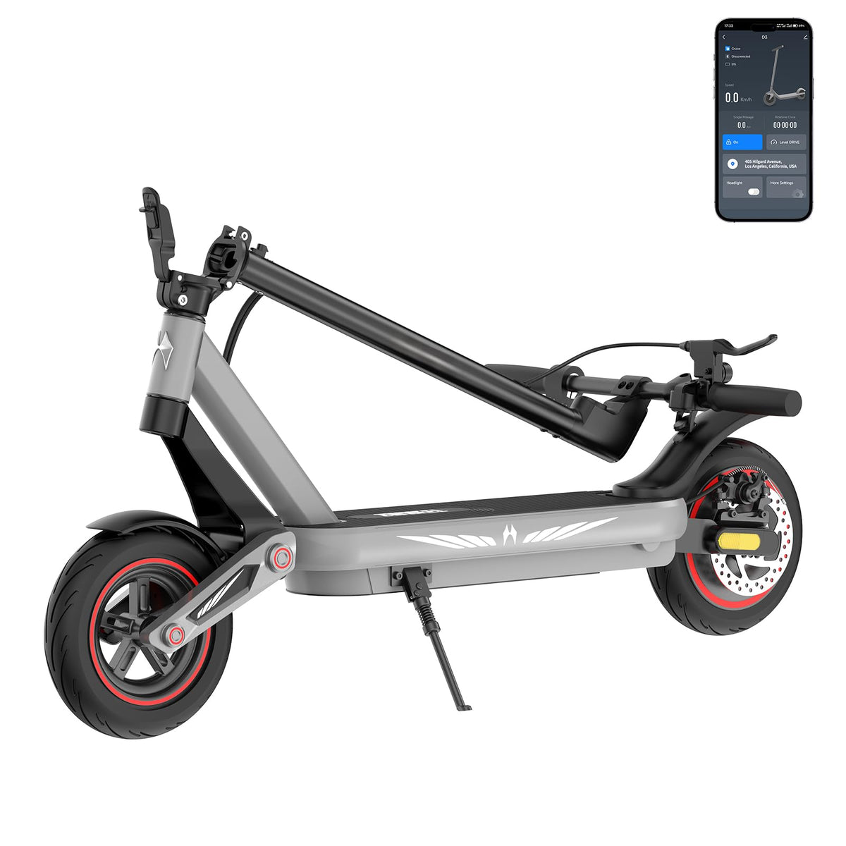 800W Electric Scooter with 10" Pneumatic Tires E2452
