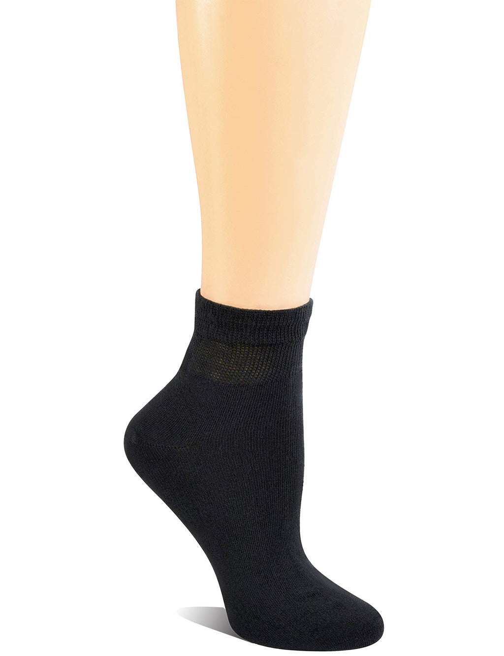 Cotton Ankle Dress Socks with Seamless Toe I5431