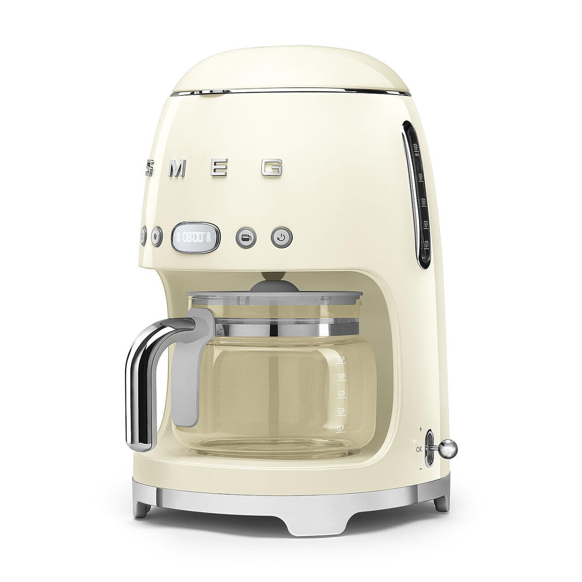 Cream Drip Coffee Machine with 10 Cup Glass Carafe H68664