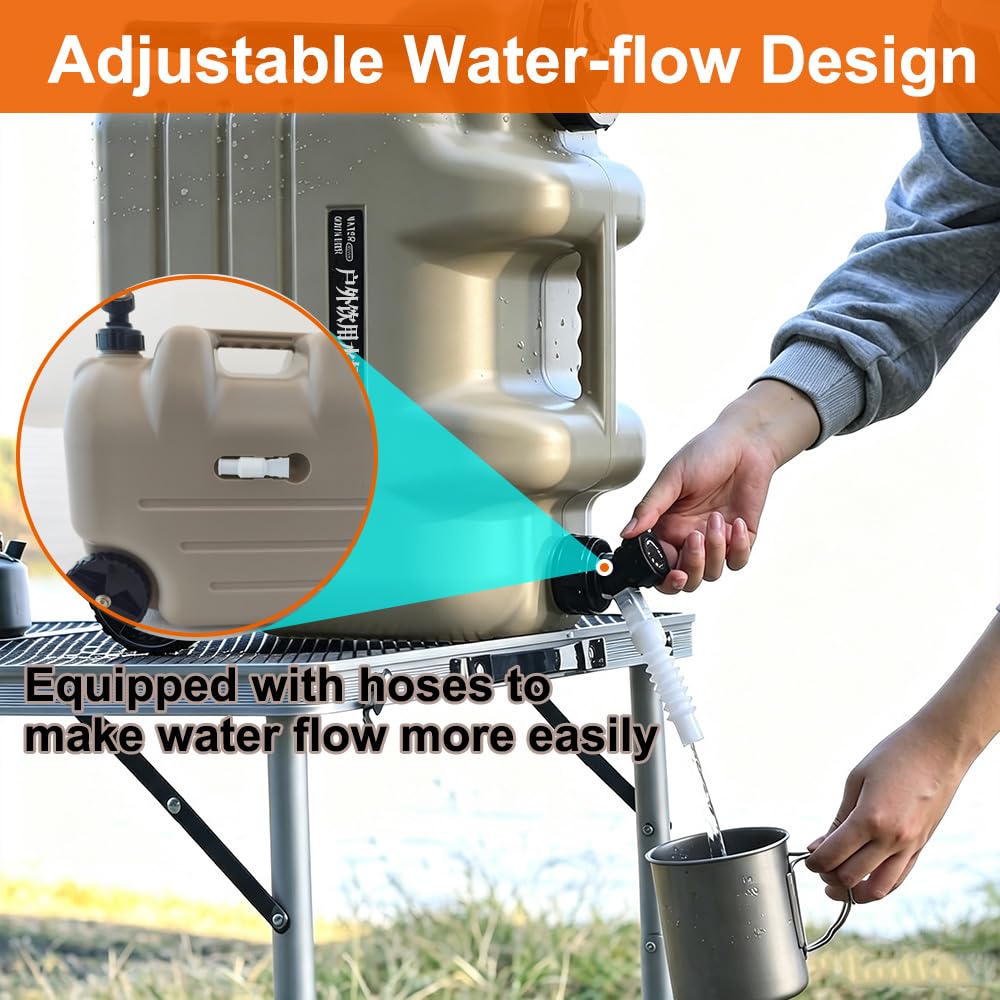 7.4 Gallon Water Container with Tap and Wheels R304