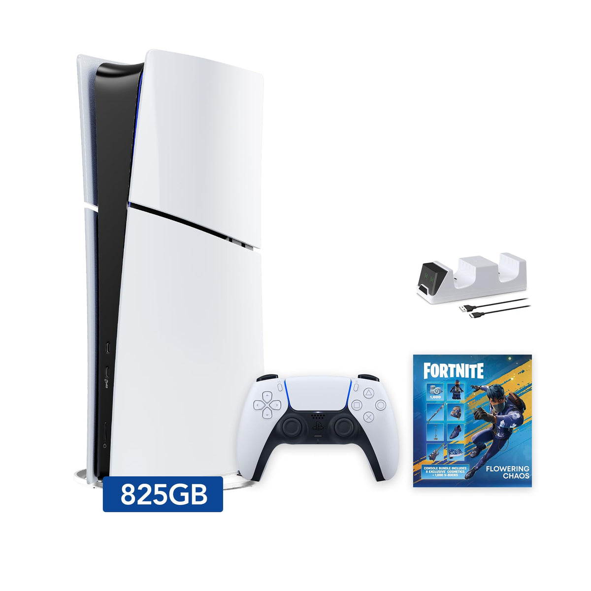 White Slim Digital Edition Gaming Console J664