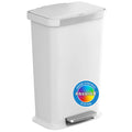 13.2 Gal Step Pedal Kitchen Trash Can with Odor Filter G457