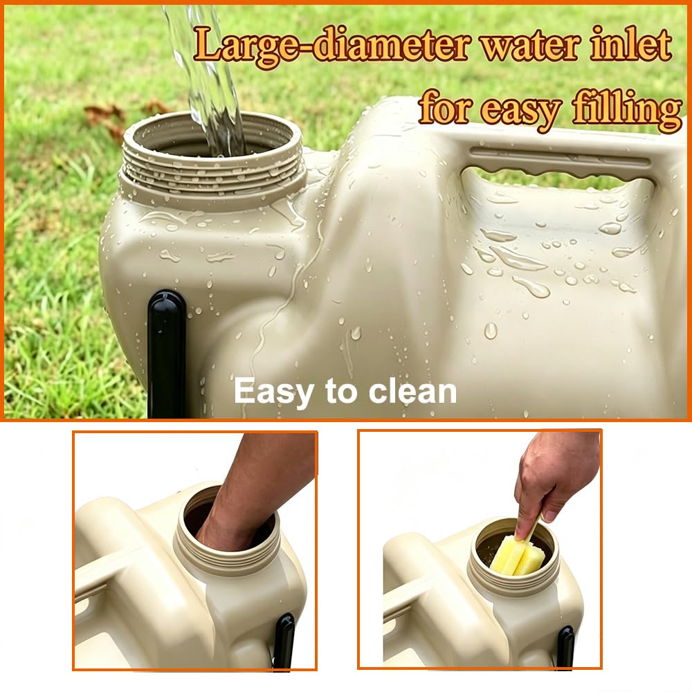 7.4 Gallon Water Container with Tap and Wheels R304