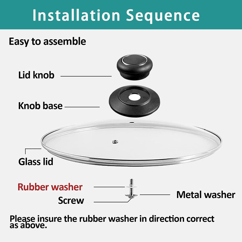 11 Inch Tempered Glass Pan Lid T204