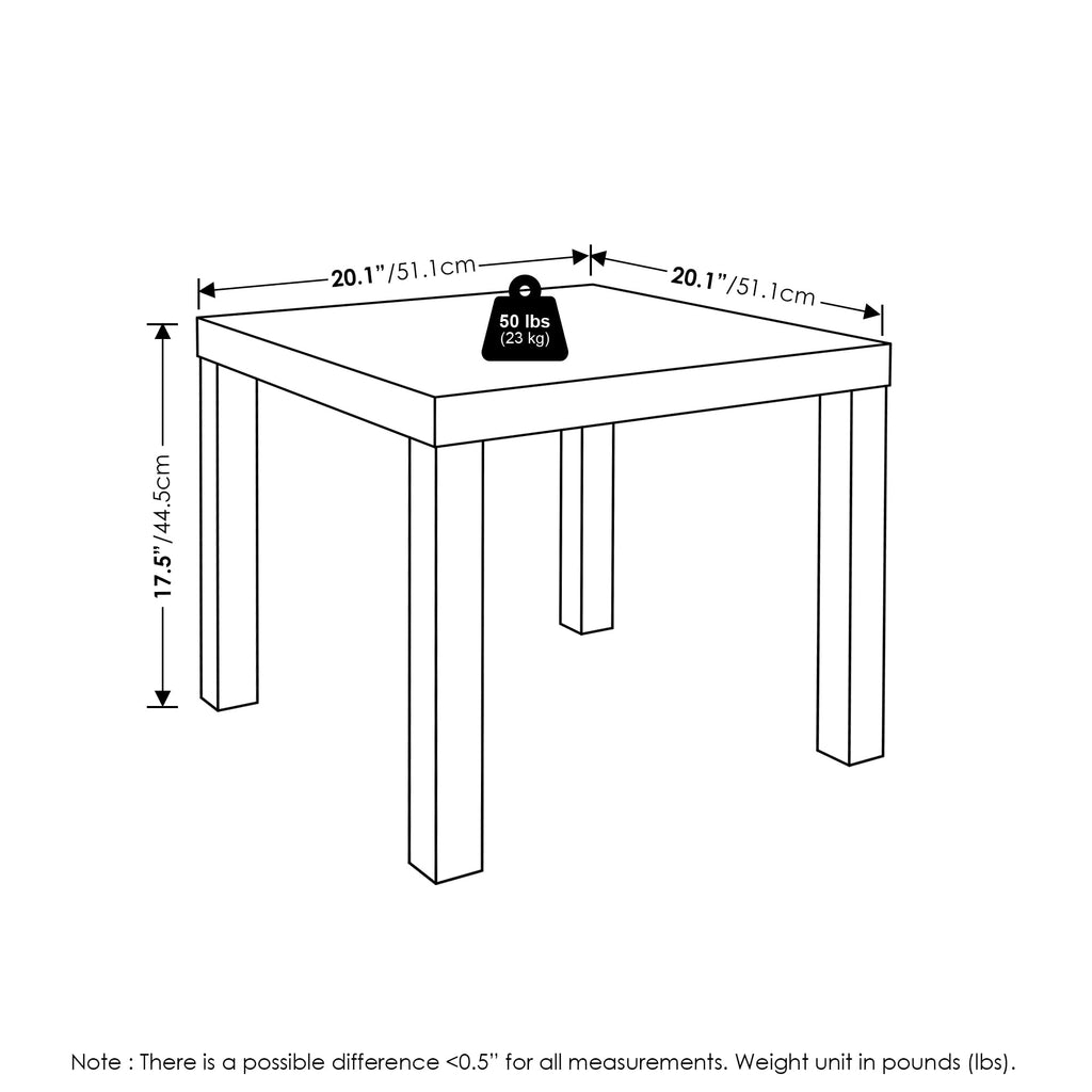 Square Modern End Table M26993