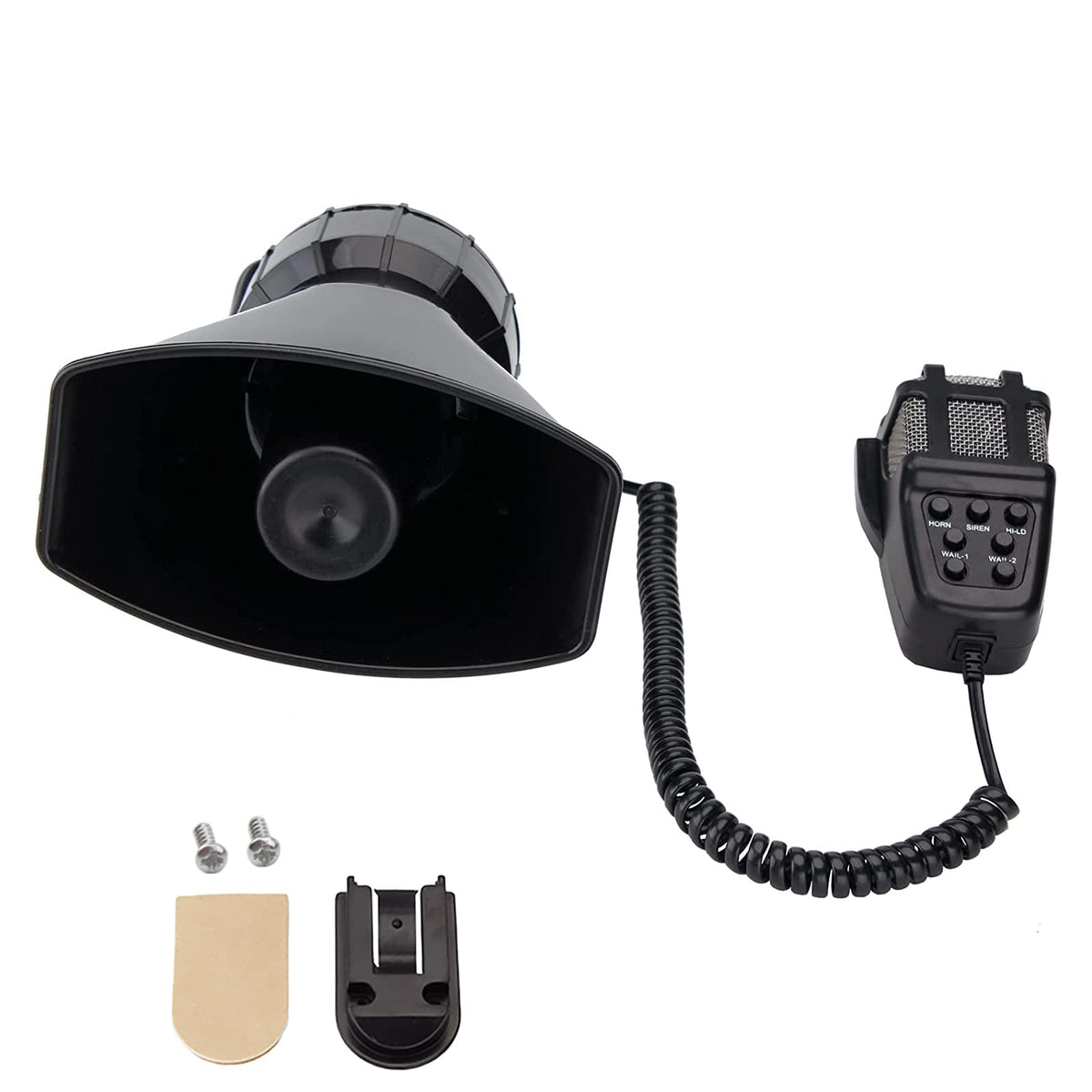 7 Tone Car Siren PA System Megaphone Speaker P841685