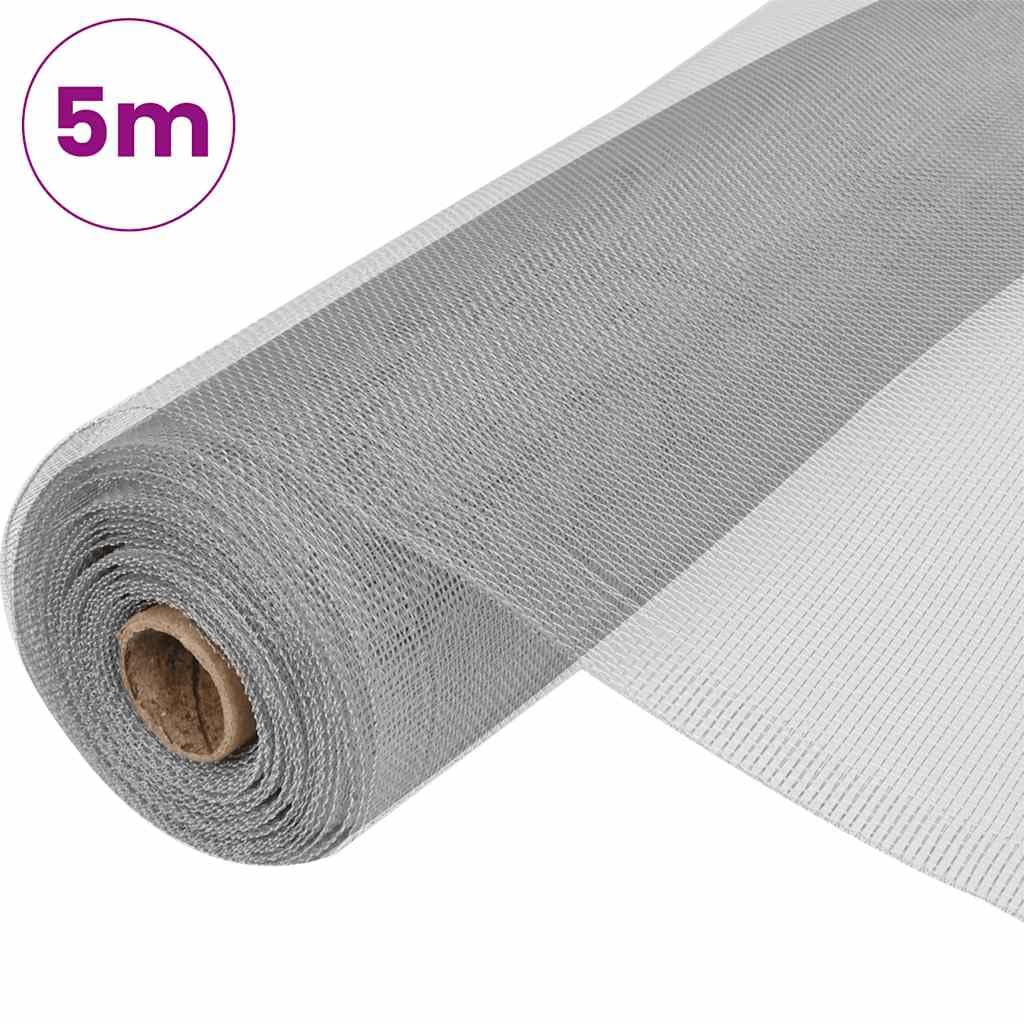 Aluminum Mesh Screen 39.4"x196.9" Silver L732