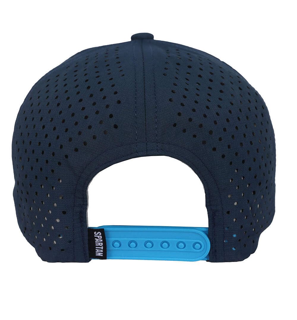 Navy Aqua Trucker Hat C610