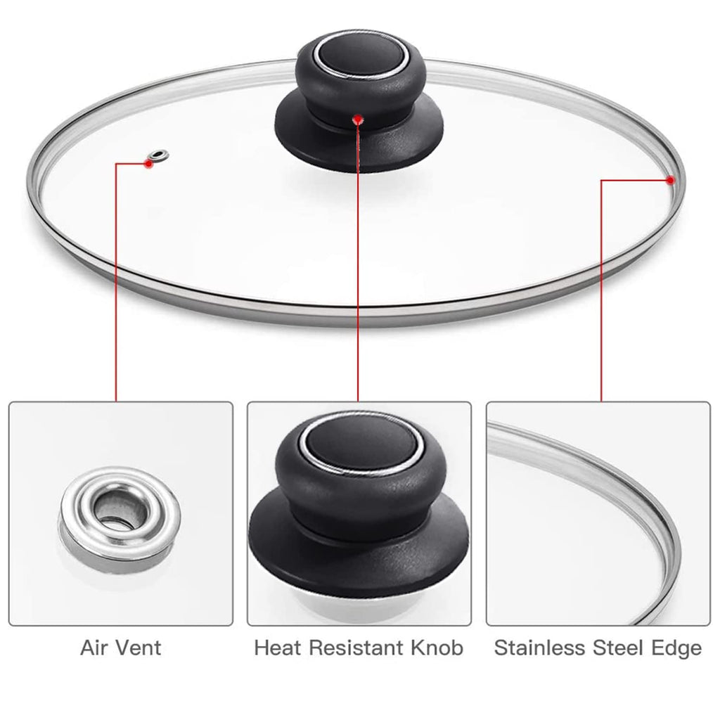 11 Inch Tempered Glass Pan Lid T204