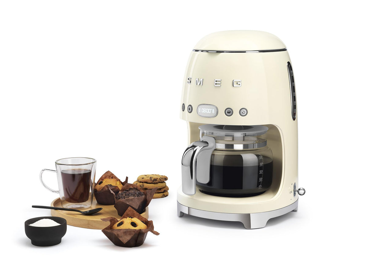 Cream Drip Coffee Machine with 10 Cup Glass Carafe H68664