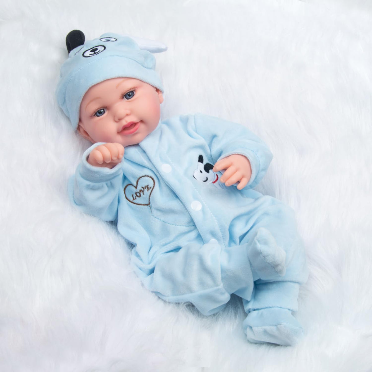 Blue Puppy 3-piece Doll Clothes X968
