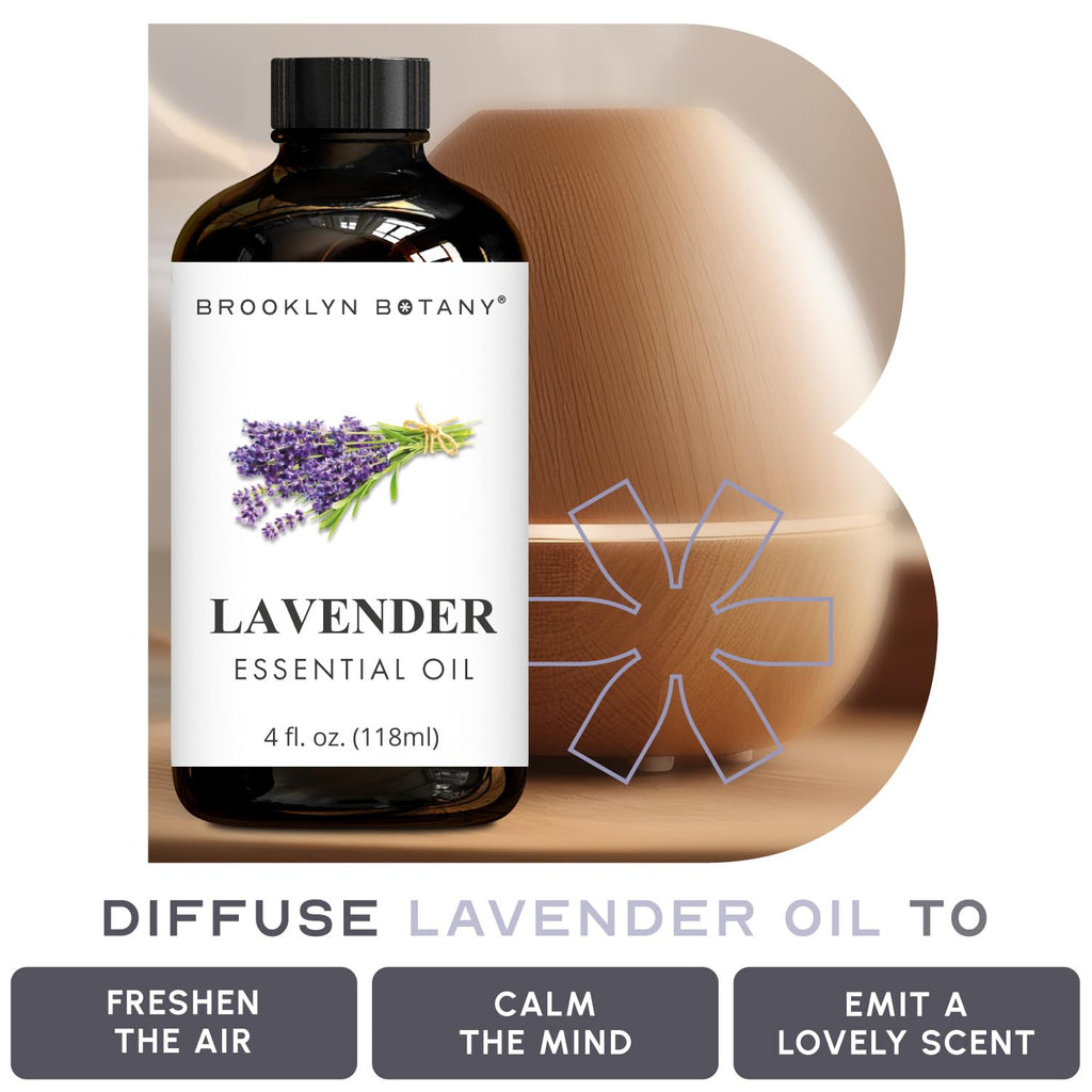 Lavender & Tea Tree Essential Oils 4 Fl Oz Pack of 2 G887257