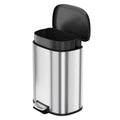 50L Stainless Steel Step-On Trash Can S1842