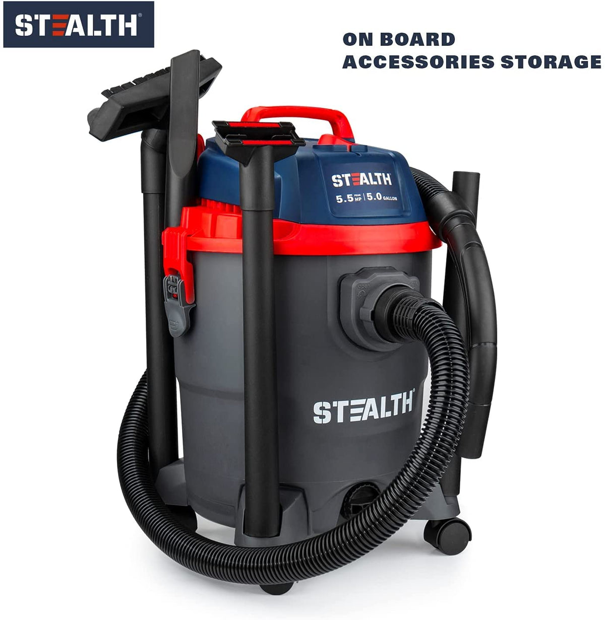 5 Gallon 5.5 Peak HP Wet/Dry Shop Vacuum with Blower M5746