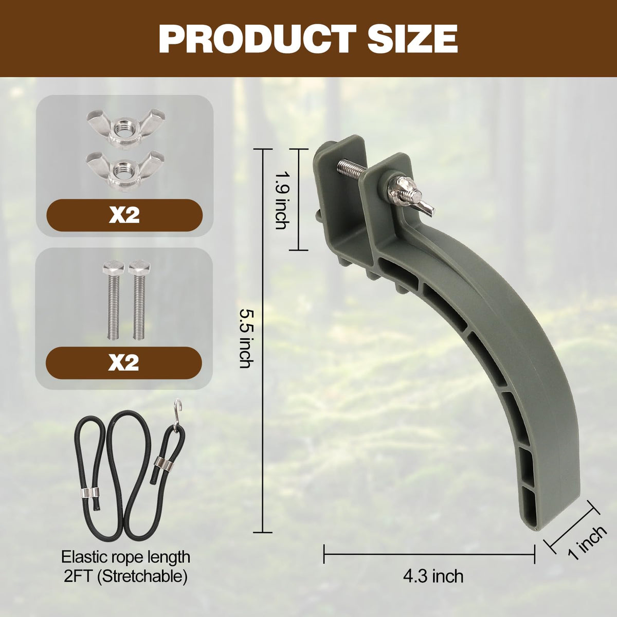Climbing Stand Accessories with Elastic Rope (1-Pair) P1498