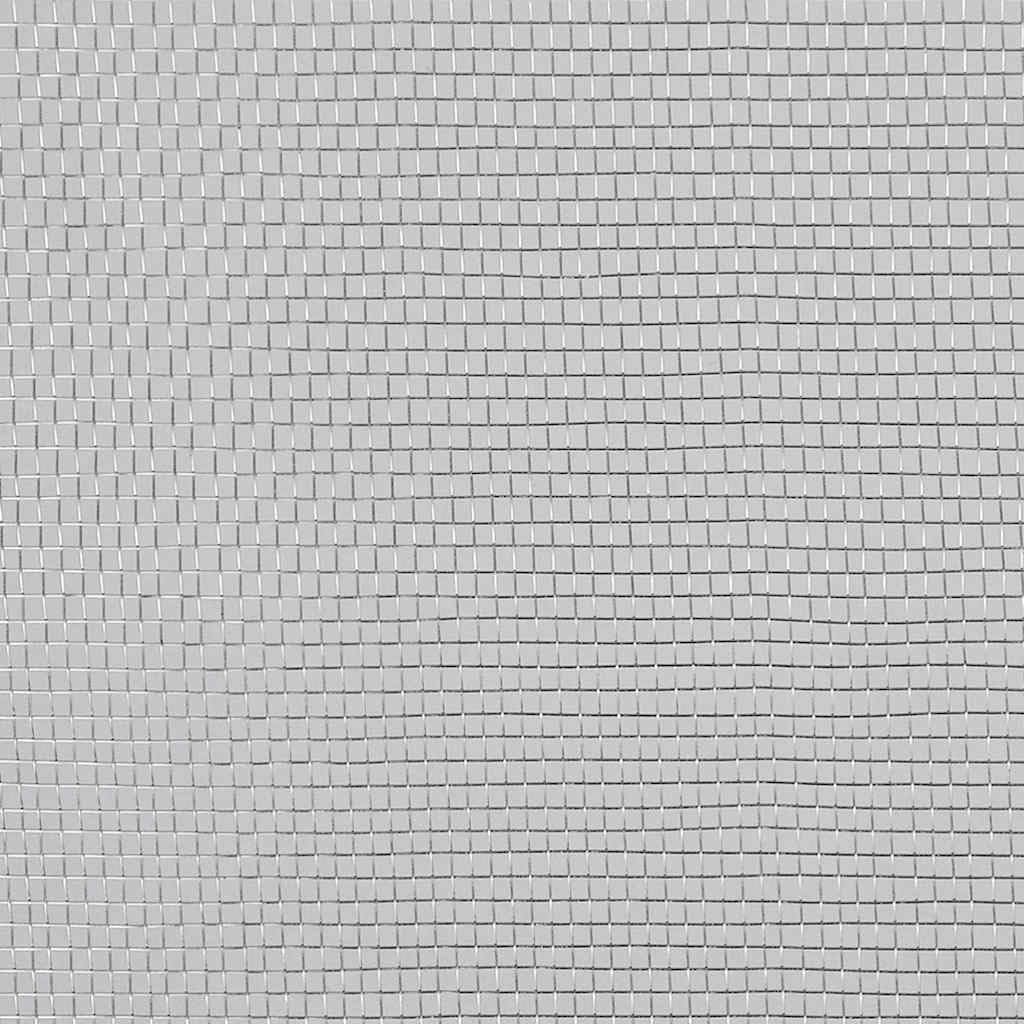 Aluminum Mesh Screen 39.4"x196.9" Silver L732