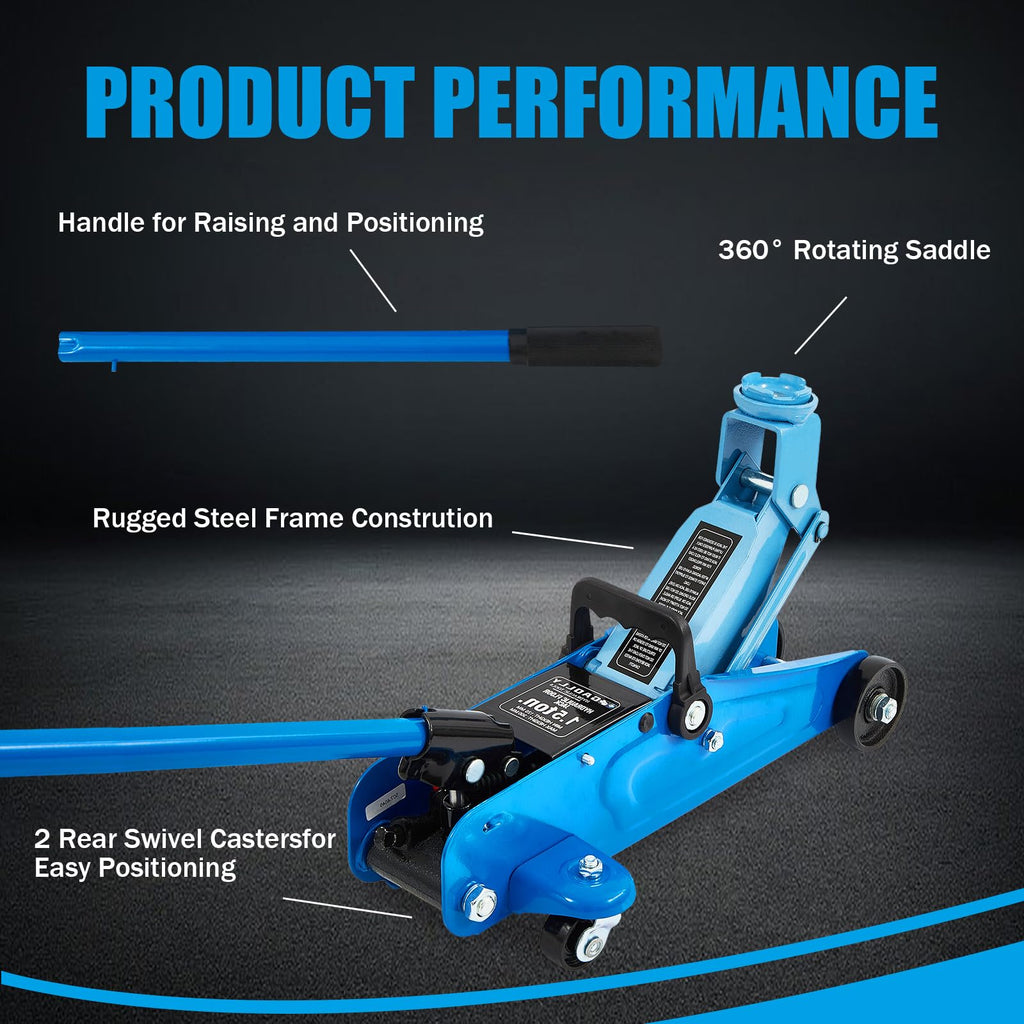 1.5 Ton Low Profile Steel Floor Jack F526101