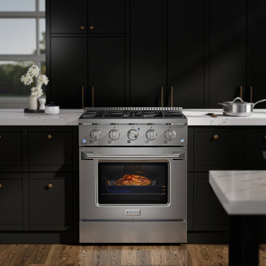 30" Gas Range with Dual-Ring Power Burner Q632
