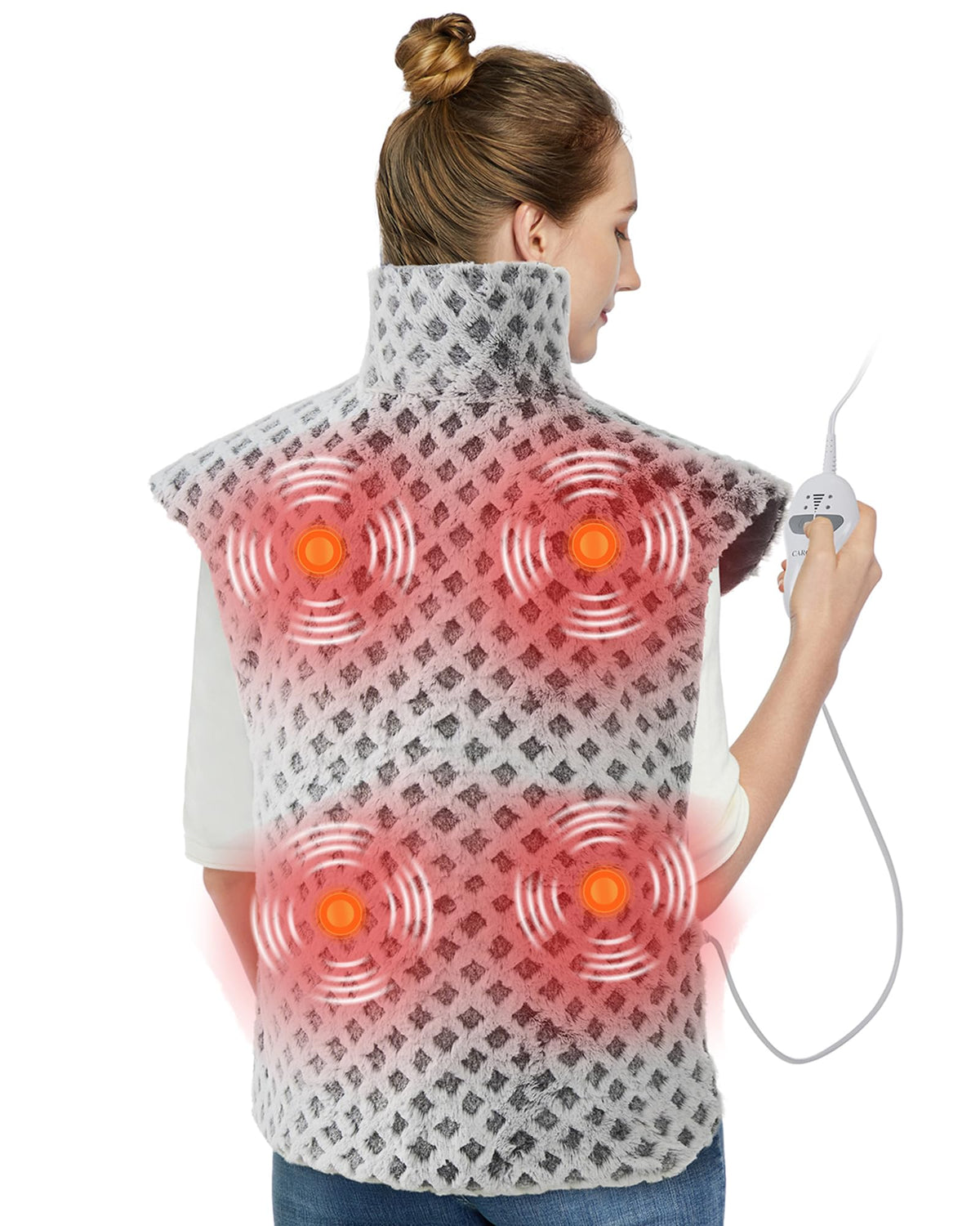 4 Massaging Heating Pad T742