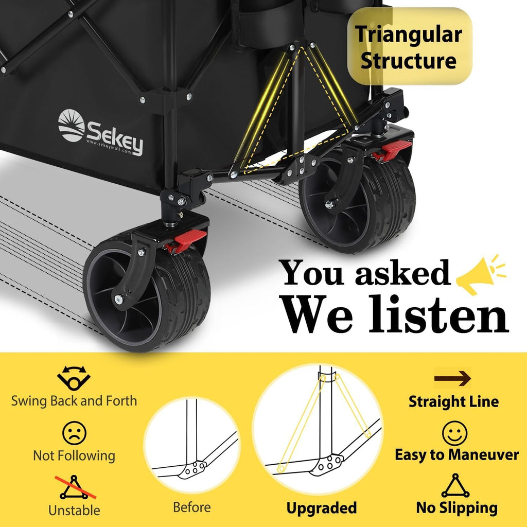 300L Extended Collapsible Wagon, 660 lb Capacity M17517
