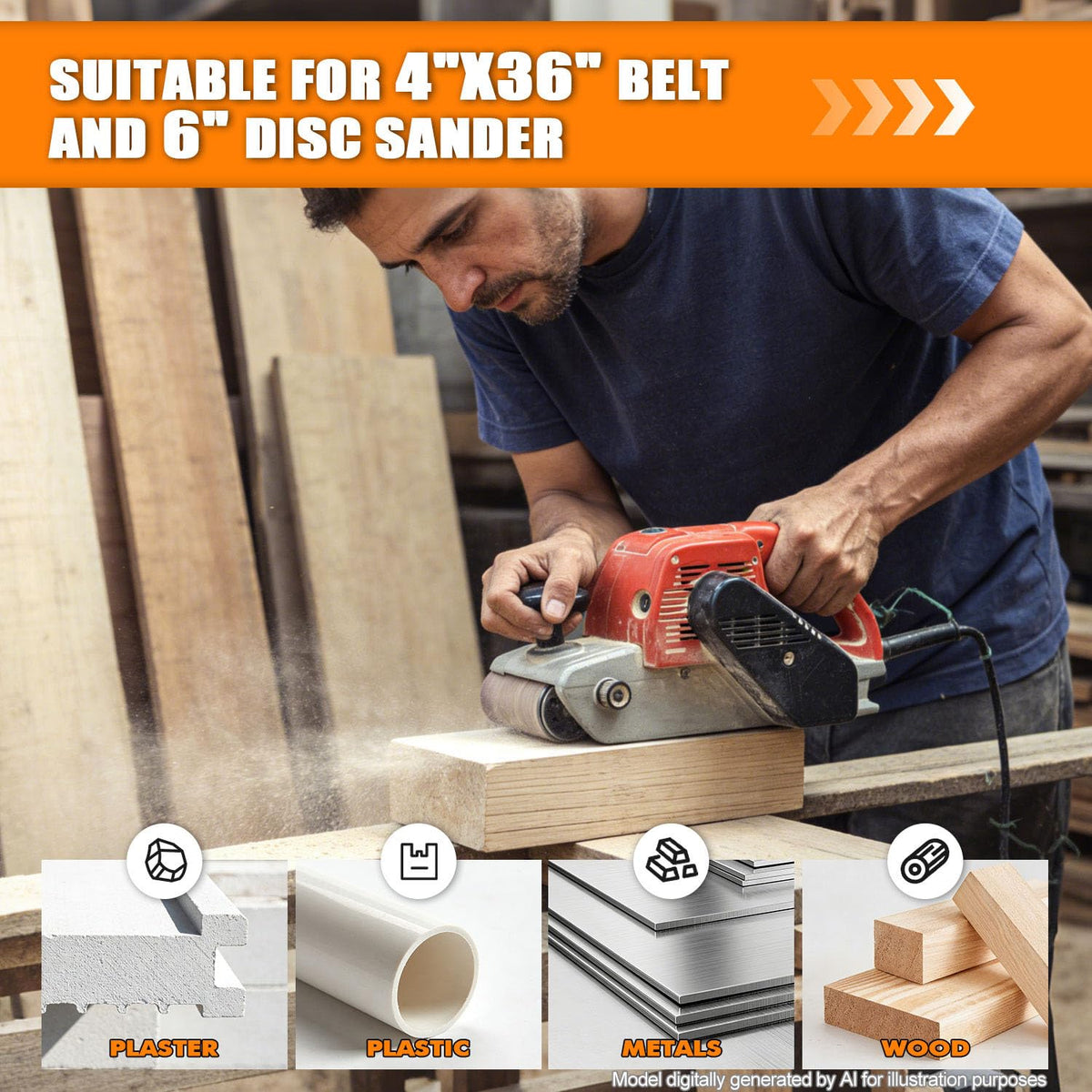 4x36 Inch Sanding Belts 31Pack X925863
