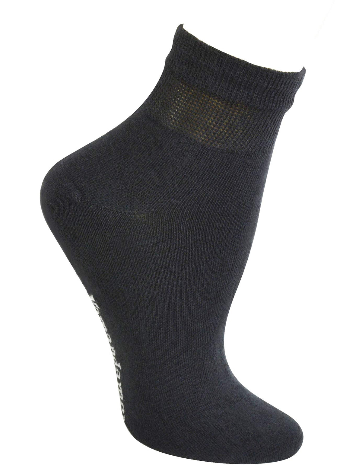 Cotton Ankle Dress Socks with Seamless Toe I5431