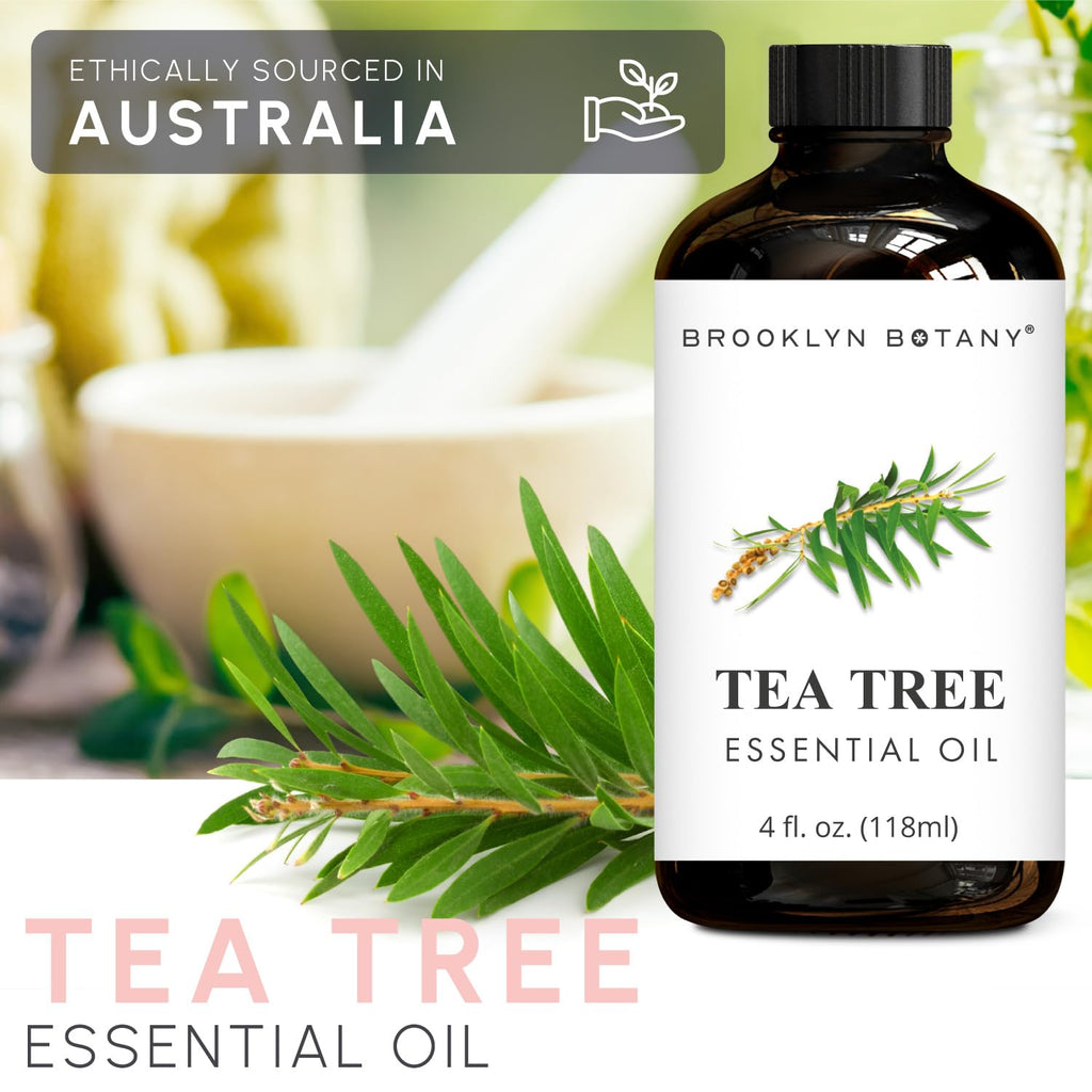 Lavender & Tea Tree Essential Oils 4 Fl Oz Pack of 2 G887257