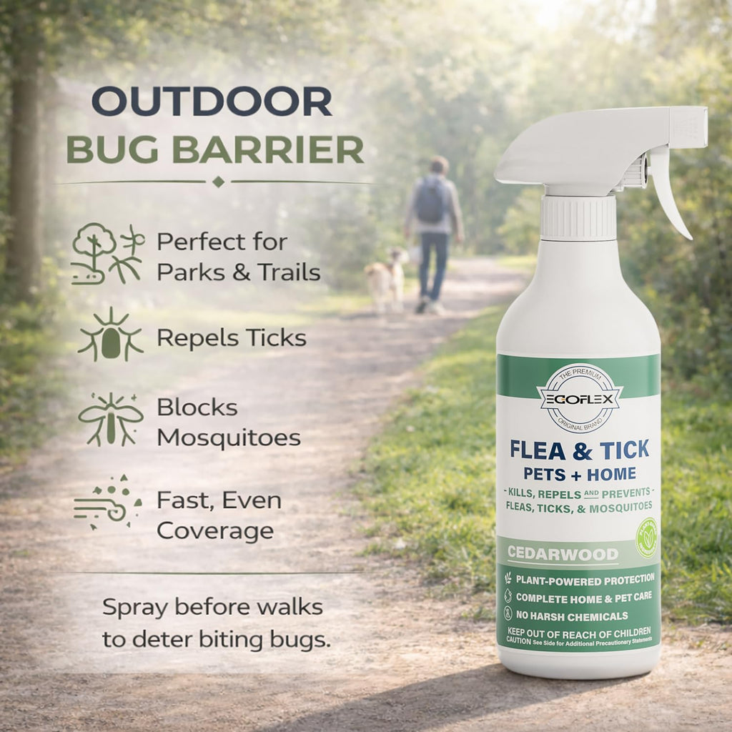 Plant-Based Flea Spray with Cedarwood Scent 16 Oz T191922