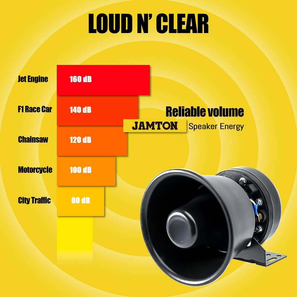 200W 12V 9 Tone Emergency Siren System L3861