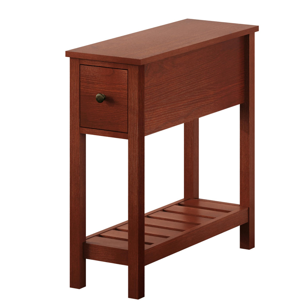 Narrow Side Table with Drawer Set of 2 K1837