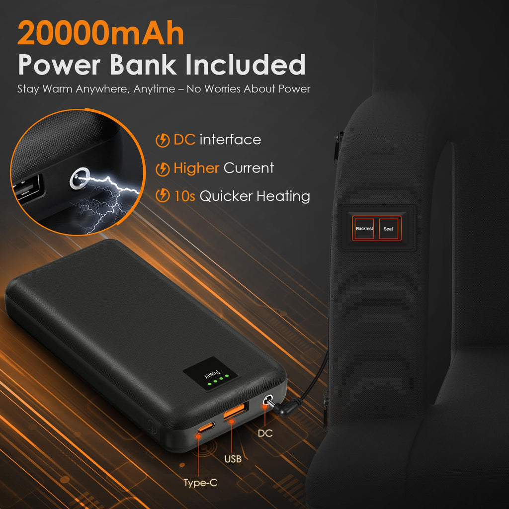 Heated Stadium Seats for Bleachers with Power Bank H76167