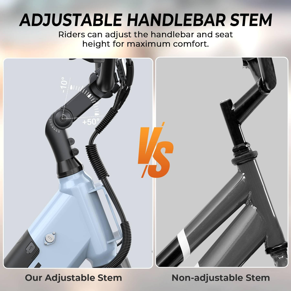 26" Step-Thru Electric Bike with 1000W Peak Motor F25737