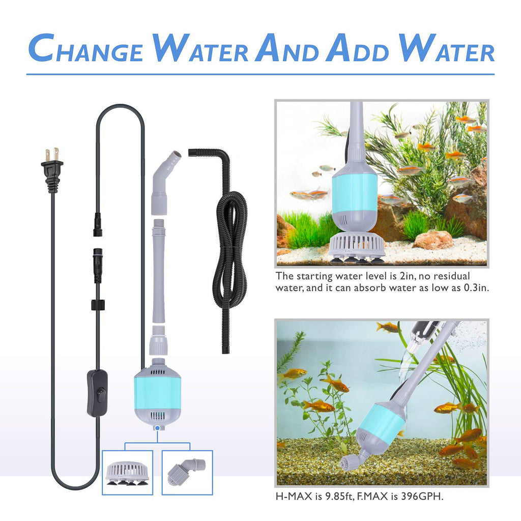 5 in 1 Aquarium Gravel Cleaner Tool Set 15W M869
