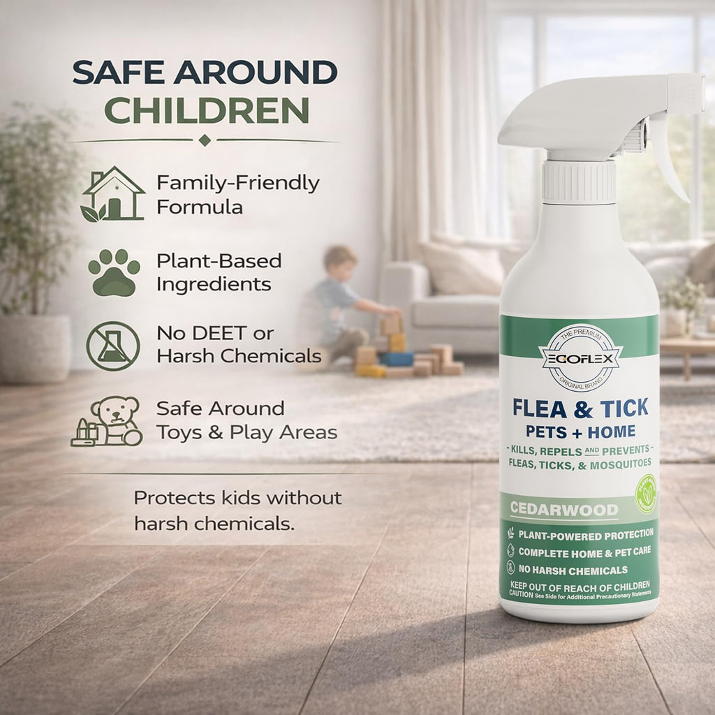 Plant-Based Flea Spray with Cedarwood Scent 16 Oz T191922