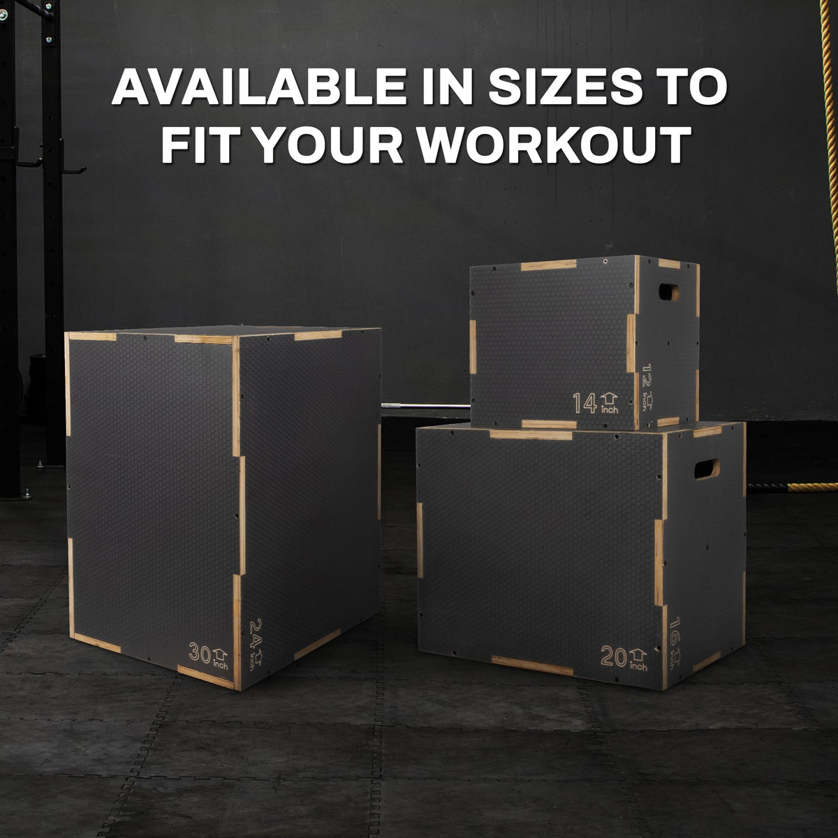 Wooden Plyo Box Jump Exercise Platform I2583