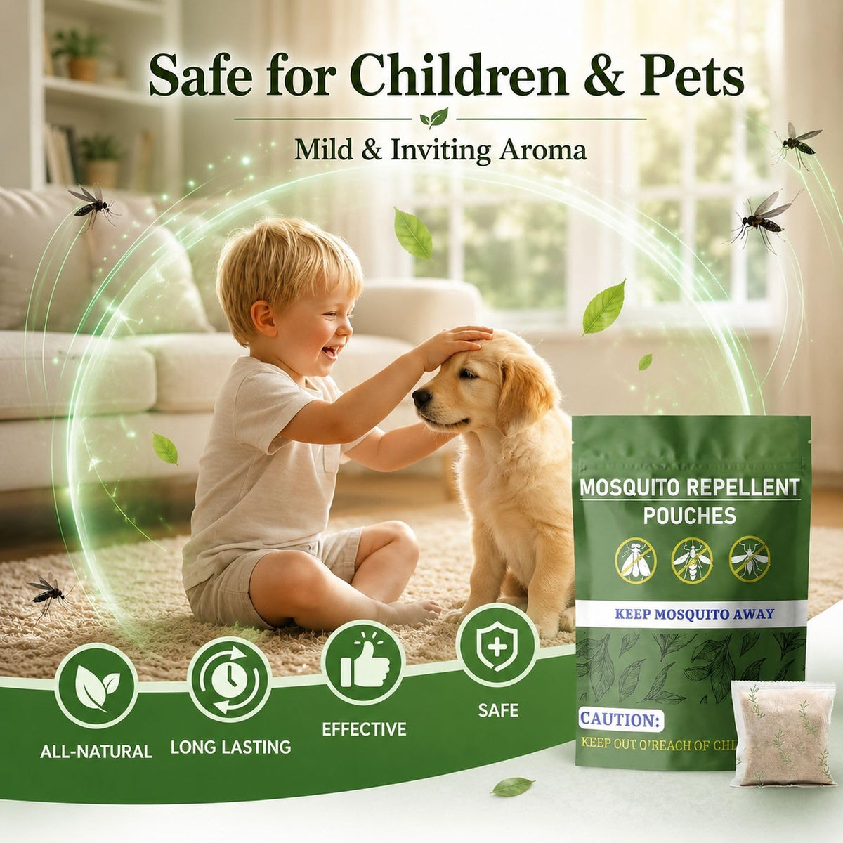 Mosquito Repellent Pouches 60 Days 8 Pack C114