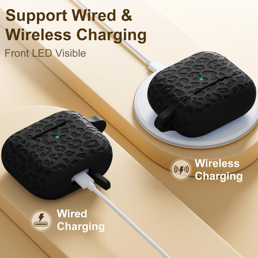 Black AirPod 3rd Generation Case with Keychain H3848