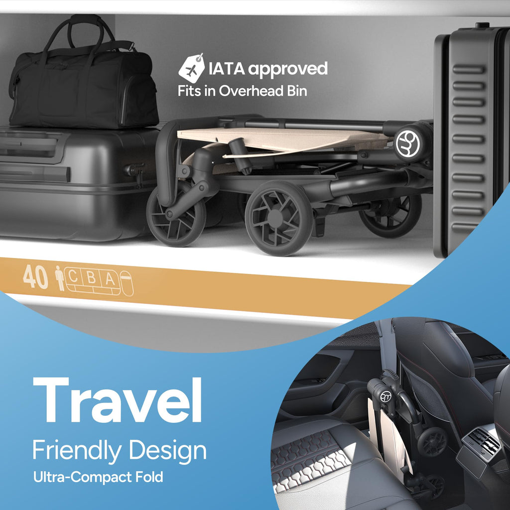 Ultra-Lightweight Travel Stroller 9.8lbs L607705