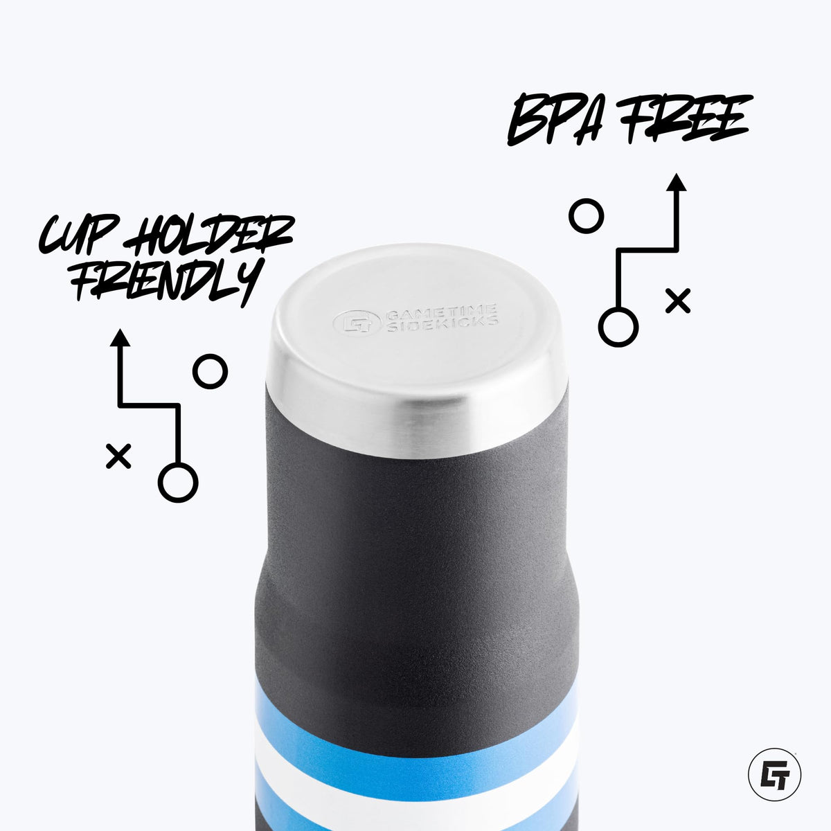20oz Purple Stainless Steel Tumbler U201