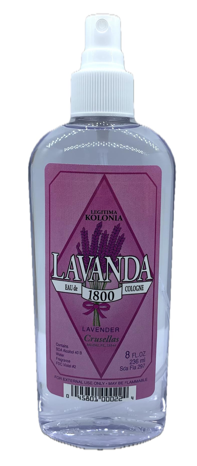 Lavender Pump Spray Cologne 8 Fl. Oz. D247