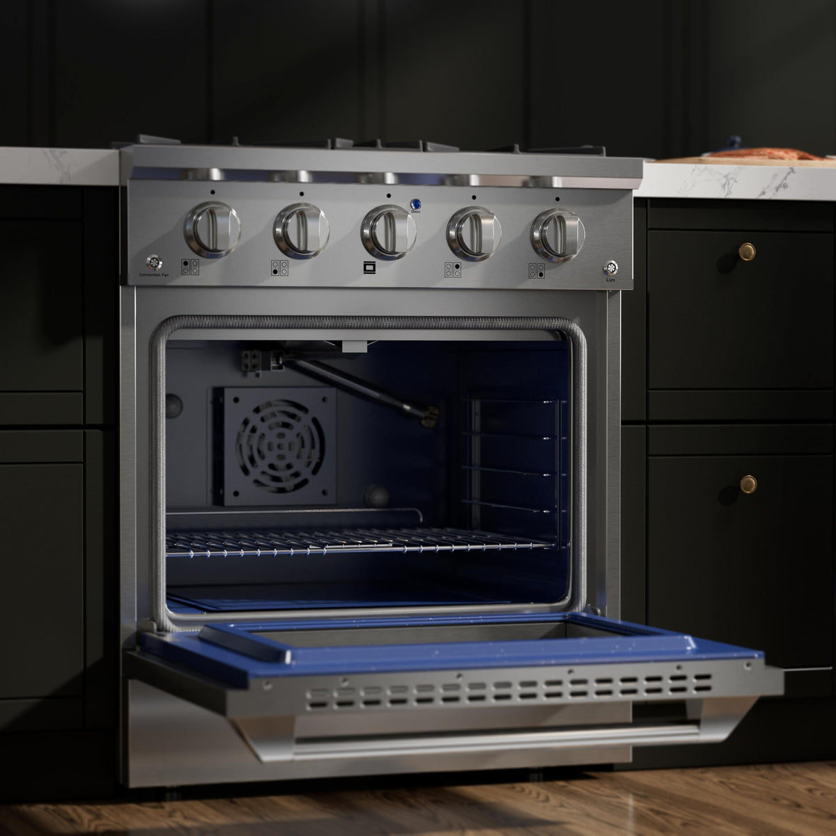 30" Gas Range with Dual-Ring Power Burner Q632