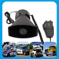 7 Tone Car Siren PA System Megaphone Speaker P841685