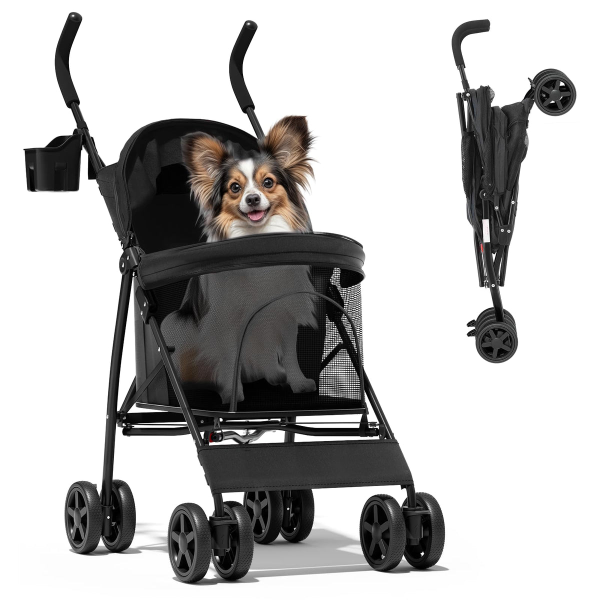 Compact Fold Pet Travel Stroller T400