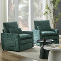 Green 2-Pack Upholstered Accent Chair Set W681574