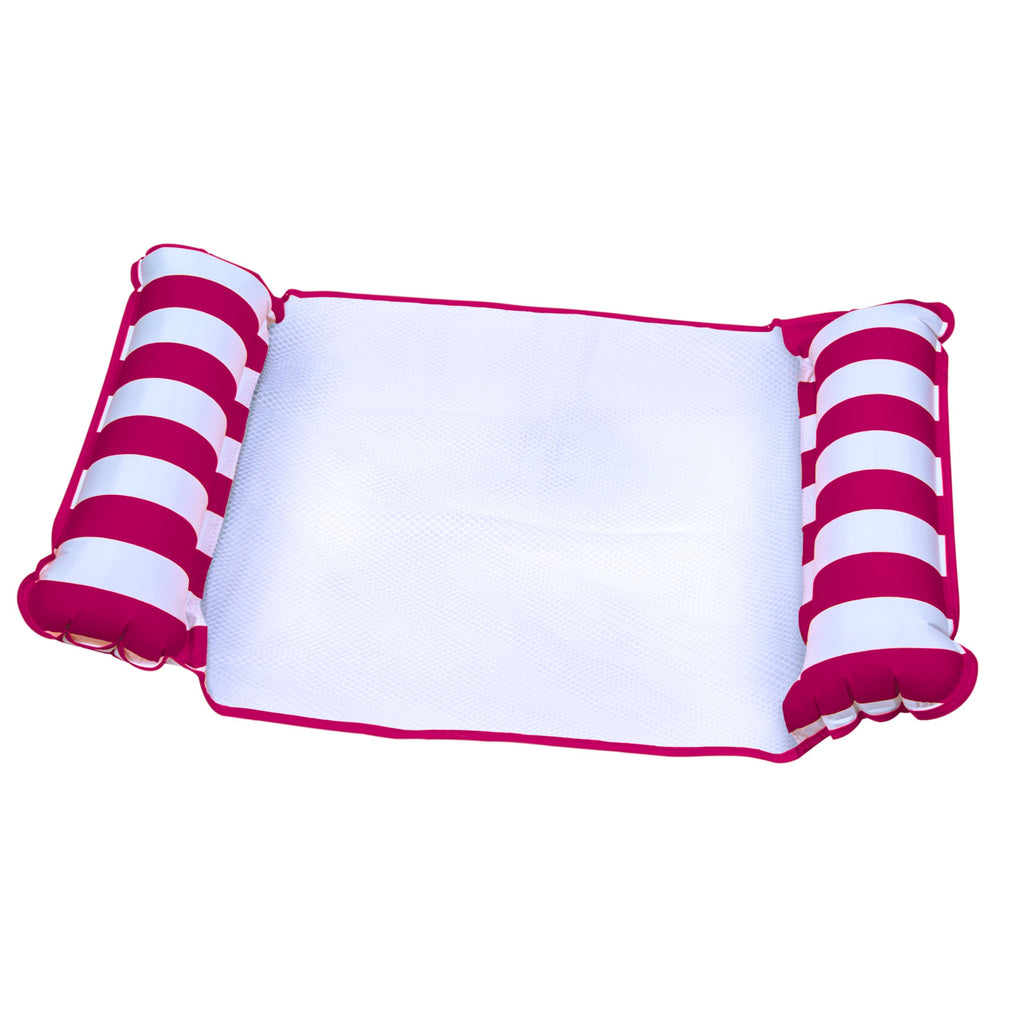 Light Blue, Navy & Burgundy/White Stripe 3-Pack Pool Float W7028