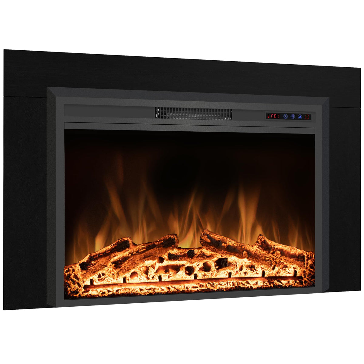 Black Electric Fireplace Trim E9836